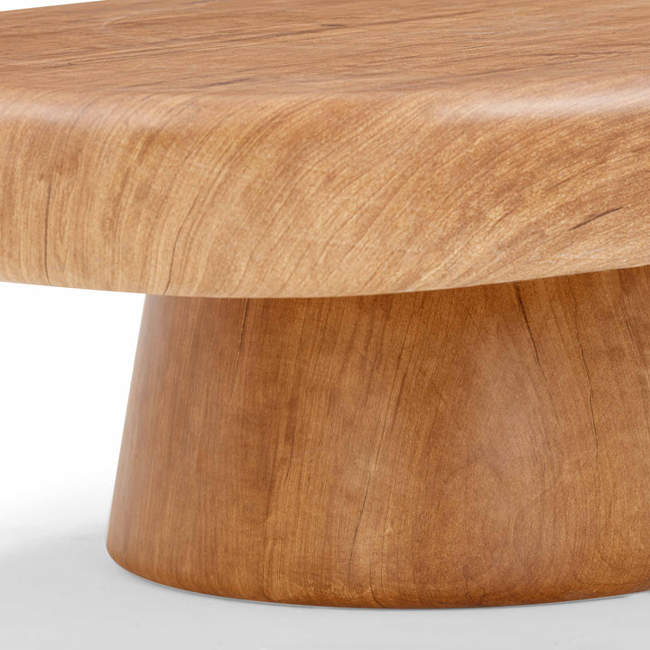 Darial 46" Natural Wood Grain Indoor/Outdoor Coffee Table