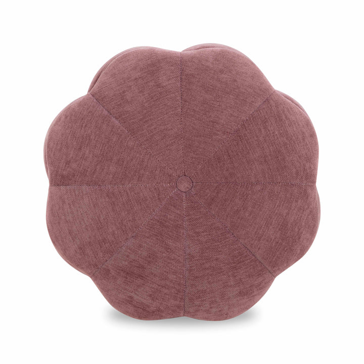 Fleur Textured Performance Velvet Storage Ottoman