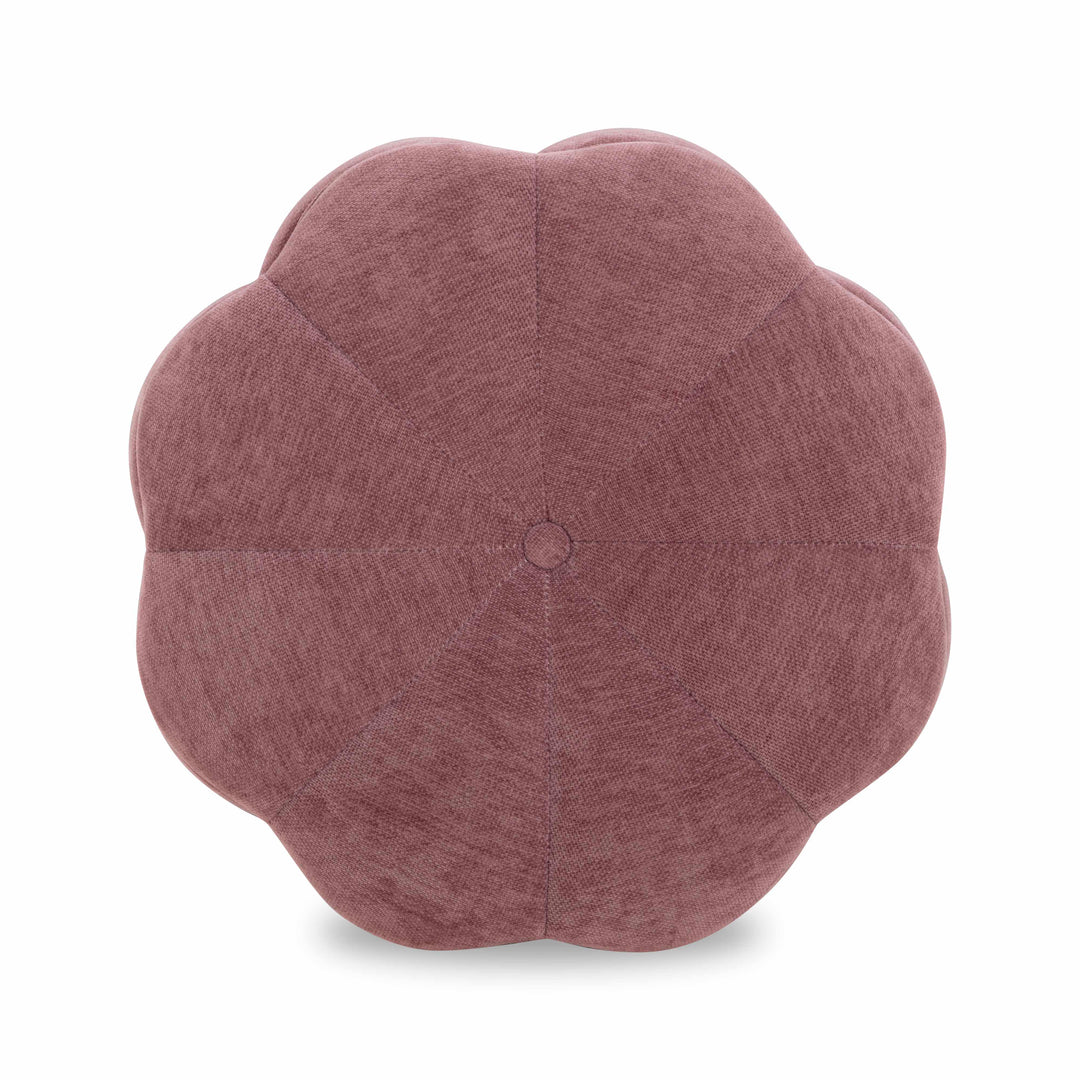 Fleur Textured Performance Velvet Storage Ottoman
