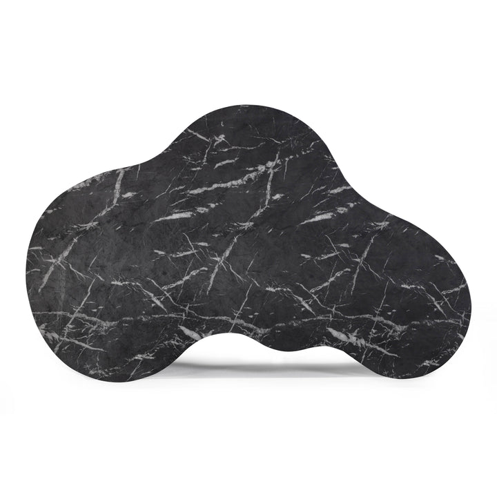 Slab 59" Black Marble Concrete Indoor/Outdoor Coffee Table