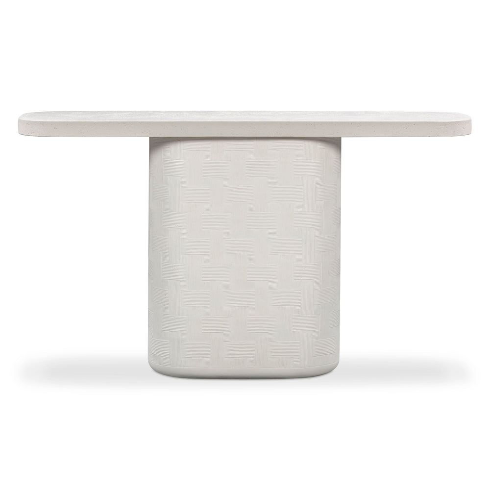 Suraya 55" Indoor/Outdoor Concrete Console Table