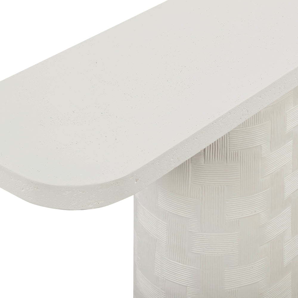 Suraya 55" Indoor/Outdoor Concrete Console Table