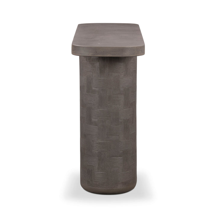 Suraya 55" Dark Umber Indoor/Outdoor Concrete Console Table