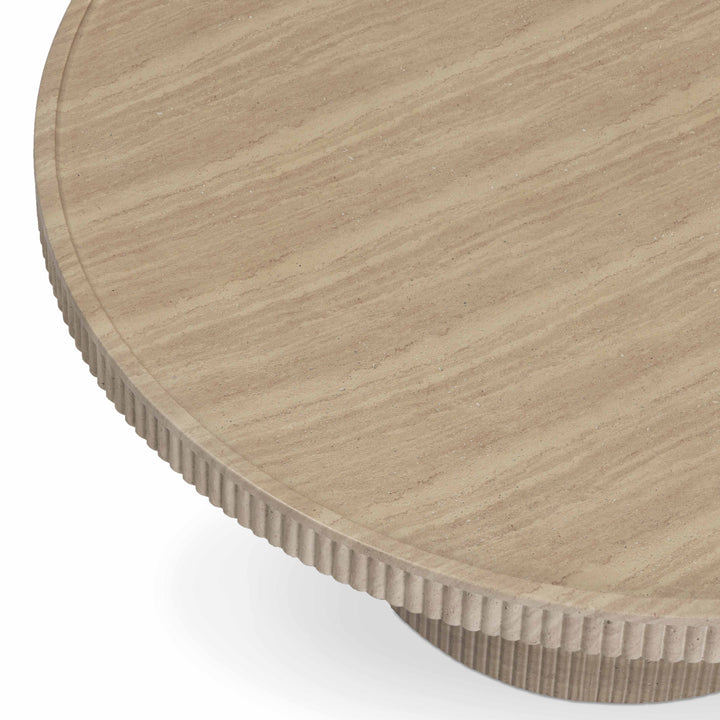 Darcy 36" Concrete Indoor/Outdoor Round Coffee Table