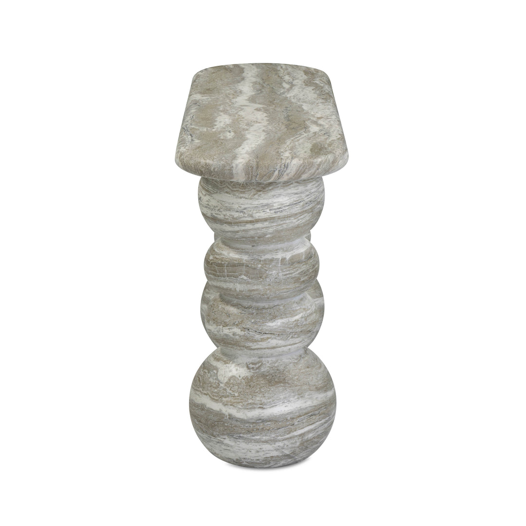 Hyre 59" Faux Stone Indoor/Outdoor Concrete Console Table