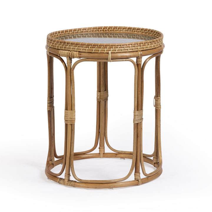 Lindy Rattan Side Table