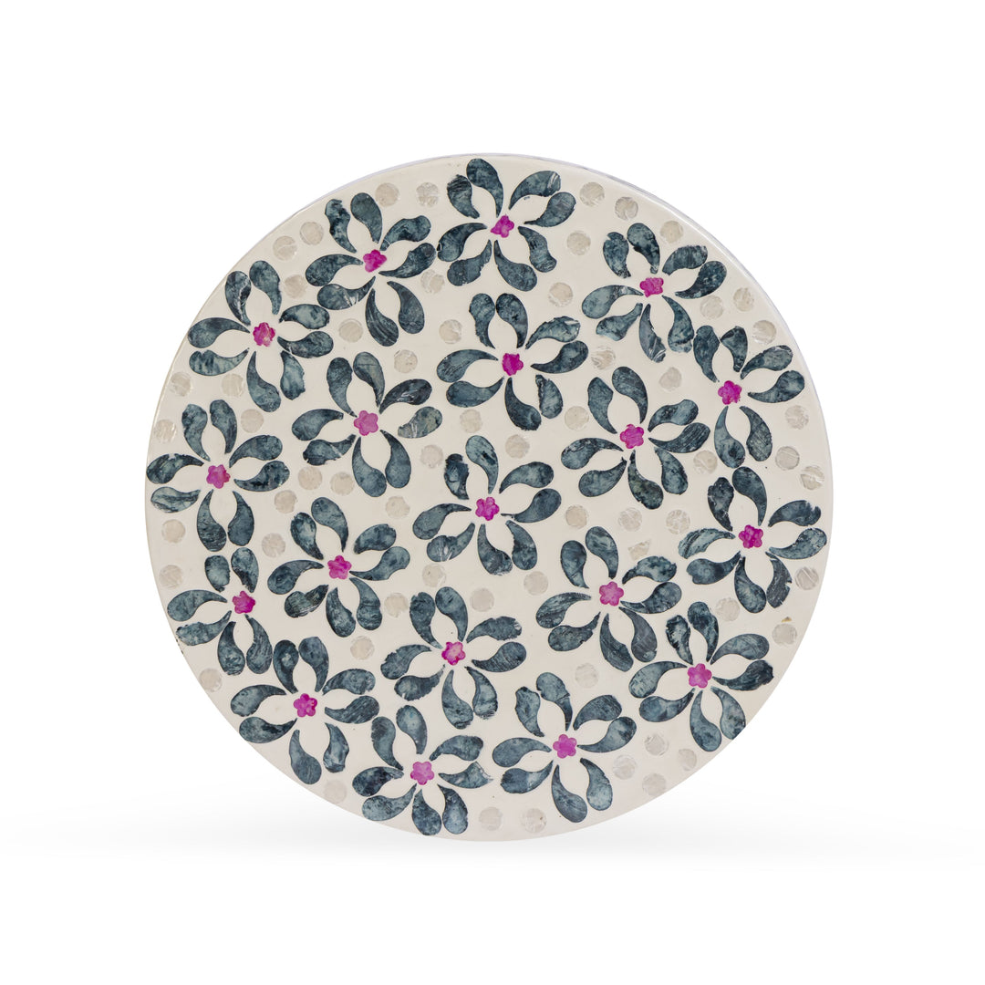 Lorna Capiz Shell Accent Stool