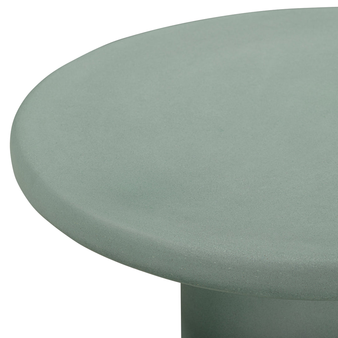Jade 28" Green Concrete Indoor/Outdoor Coffee Table