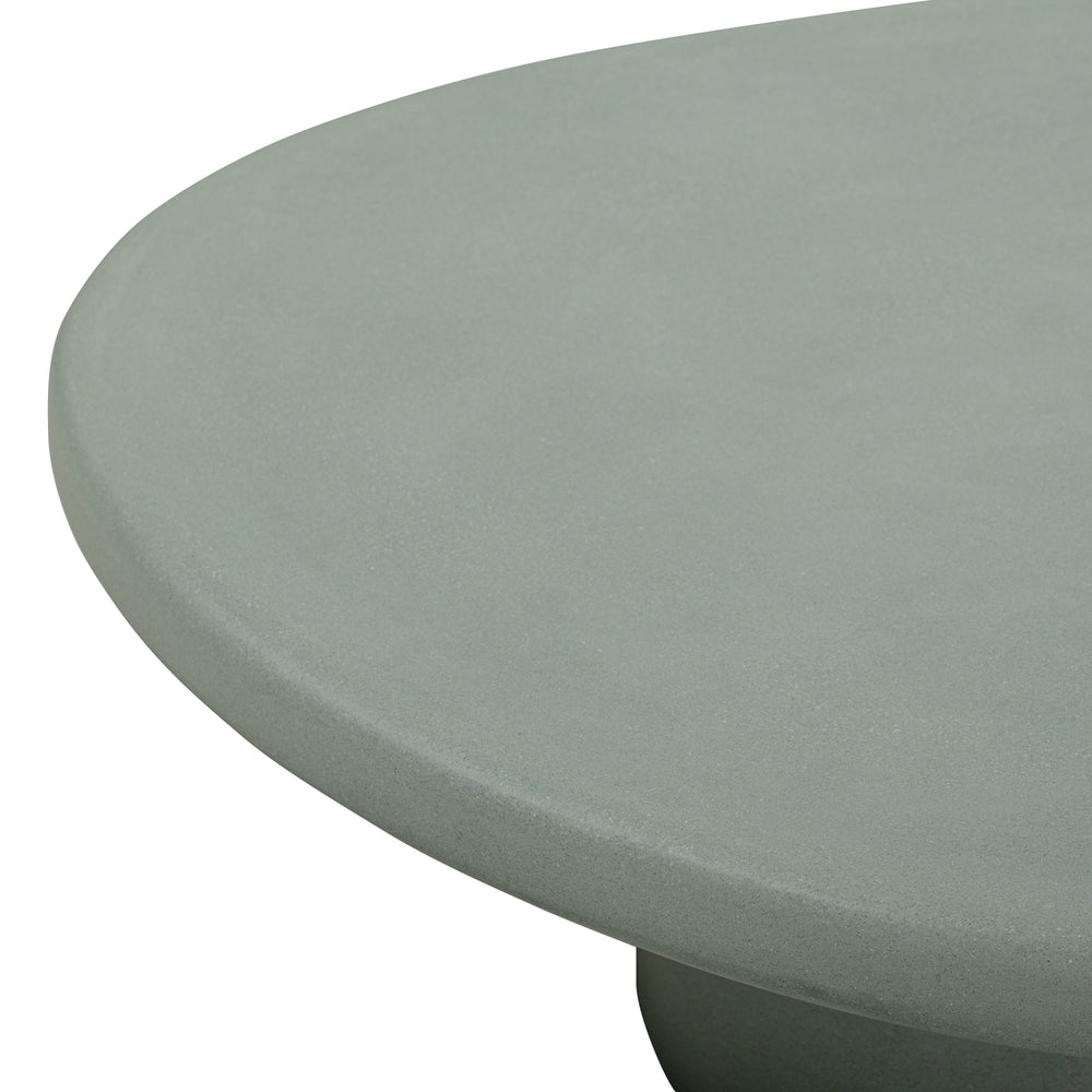 Jade 34" Green Concrete Indoor/Outdoor Coffee Table