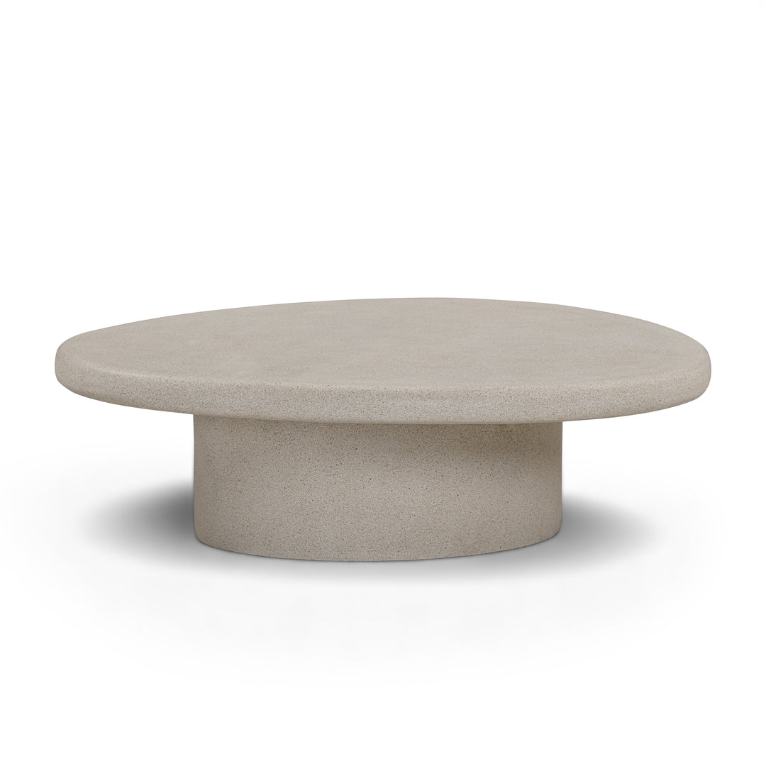 Jade Concrete Indoor/Outdoor Coffee Table (28"-34")