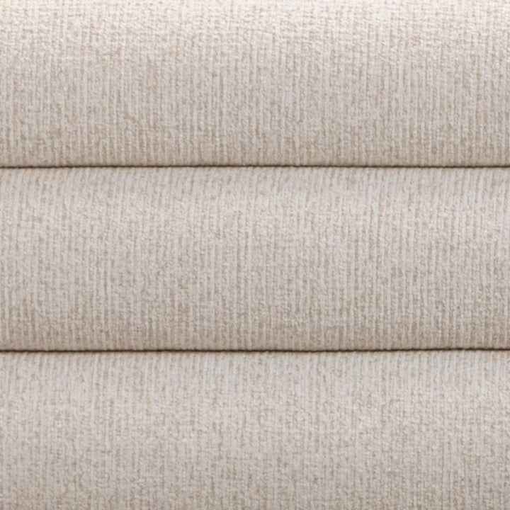 Julianna 56" Cream Textured Performance Fabric Bench