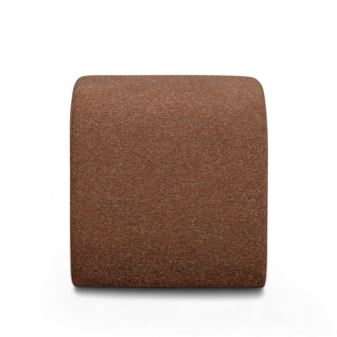 Desi Woven Performance Fabric Ottoman
