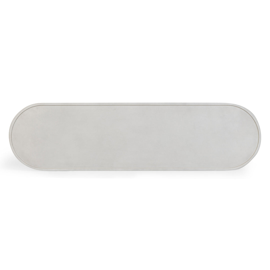 Darcy 59" White Concrete Indoor/Outdoor Console Table