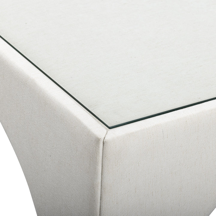 Tomlin 35" Square Mahjong Table - Cream