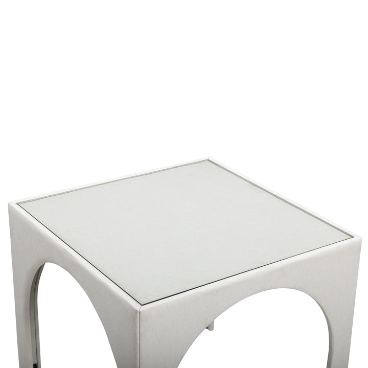 Tomlin Performance Chenille Game Table and Two Ottomans Set