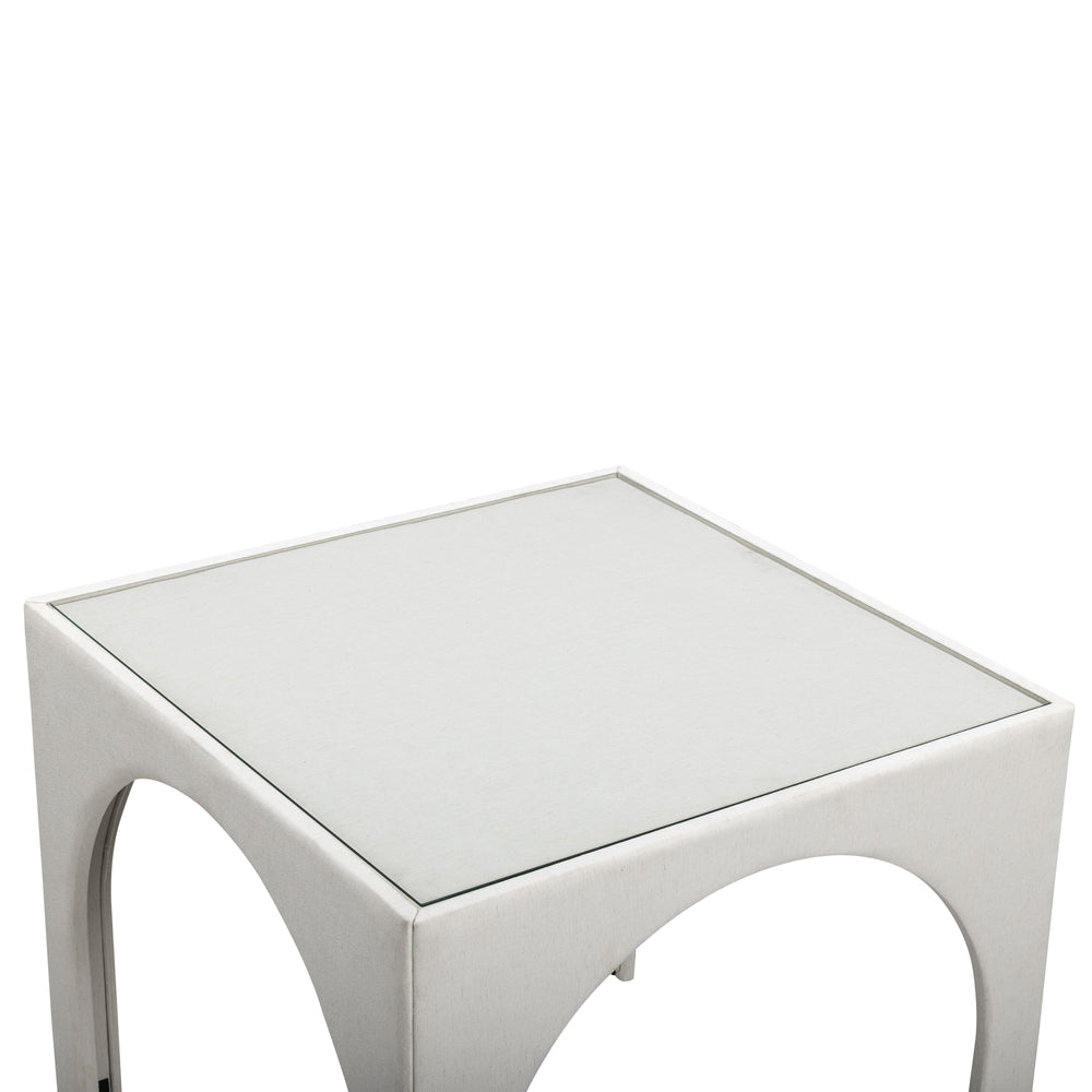 Tomlin Performance Chenille Game Table and Two Ottomans Set