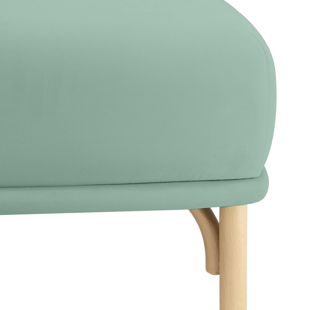 Desiree Performance Velvet Ottoman