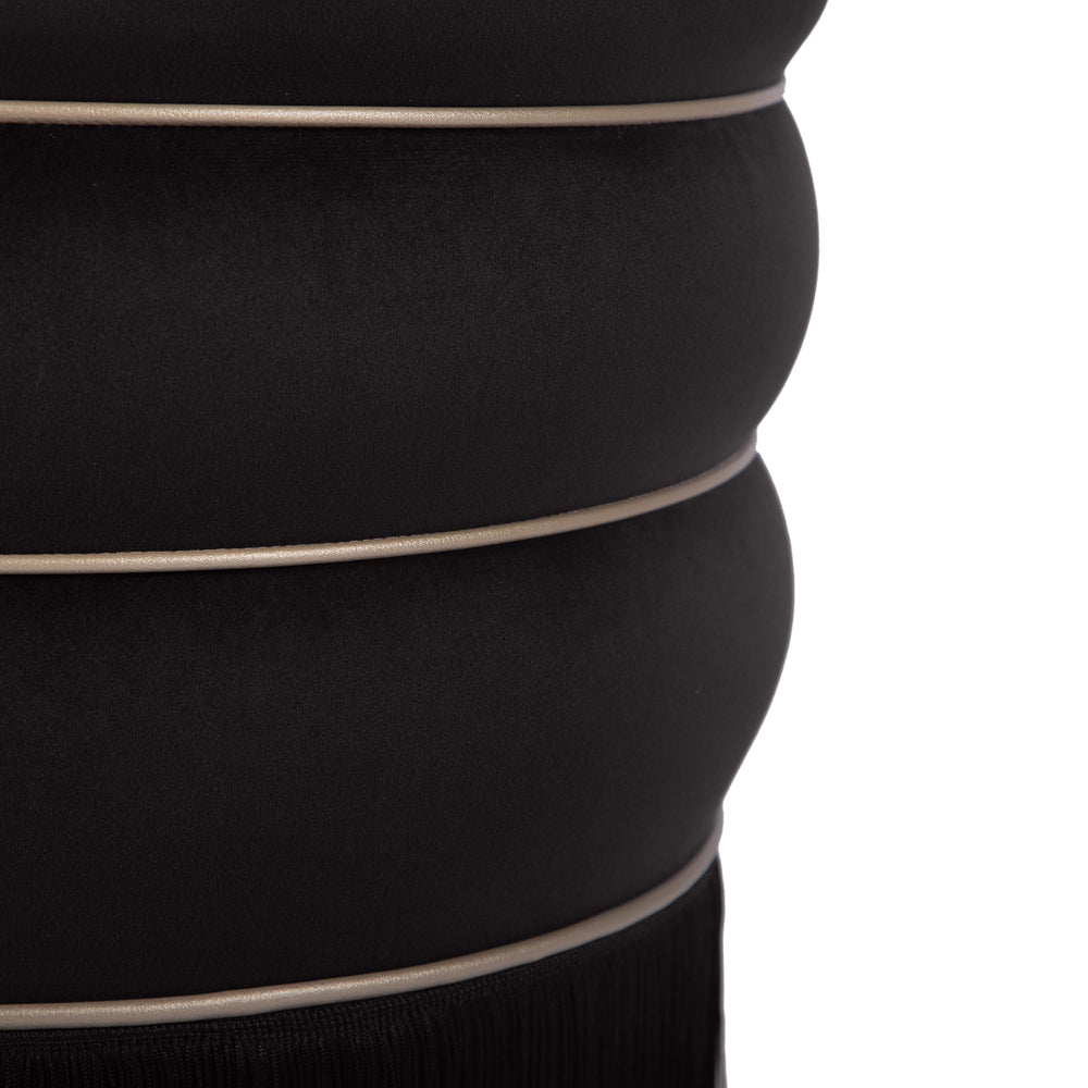 Lakka Performance Velvet Ottoman