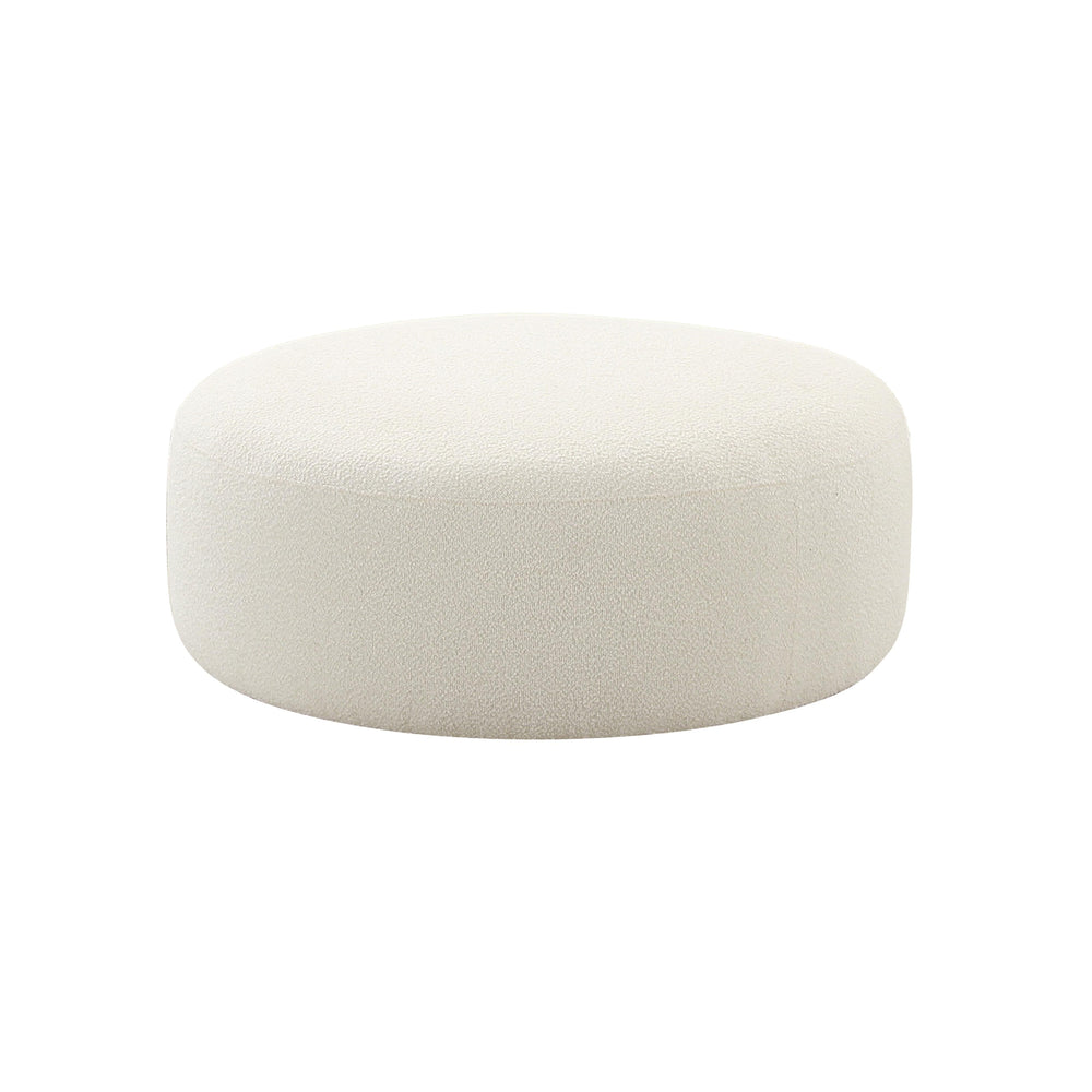 Broohah Performance Fabric Ottoman - Cream