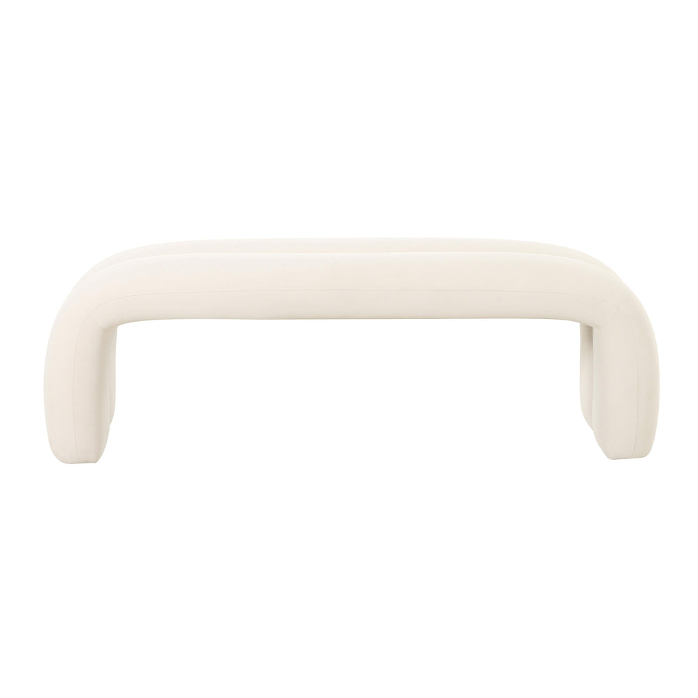 Leigh 56" Performance Velvet Channeled Bench