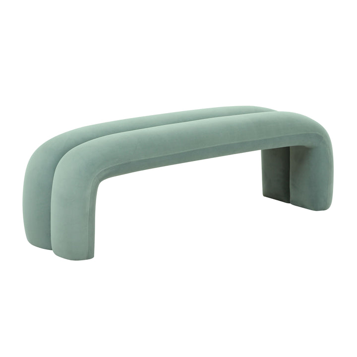Leigh 56" Performance Velvet Channeled Bench
