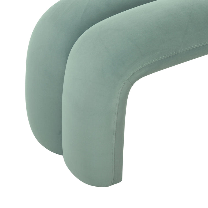 Leigh 56" Performance Velvet Channeled Bench