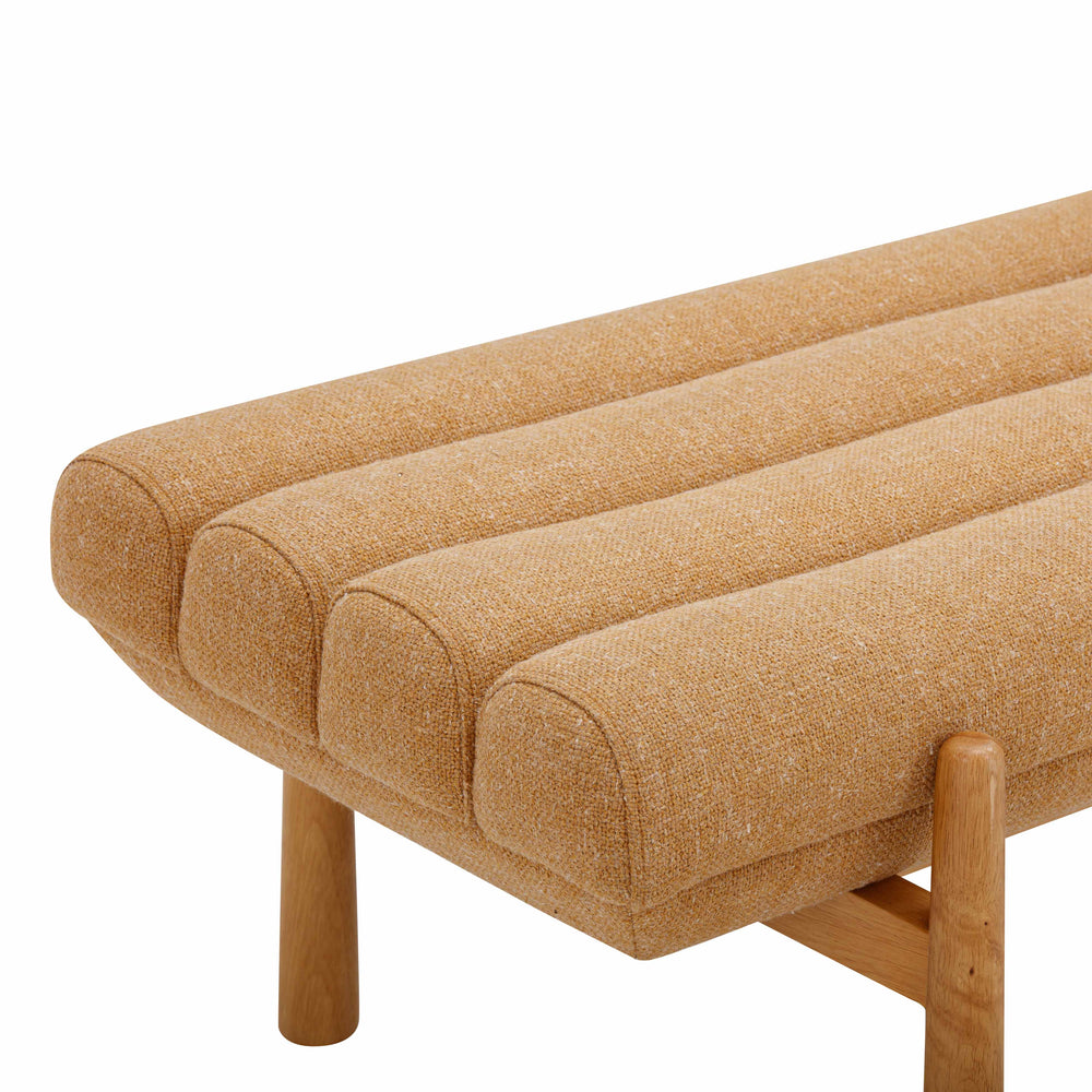 Julianna 56" Textured Performance Fabric Bench