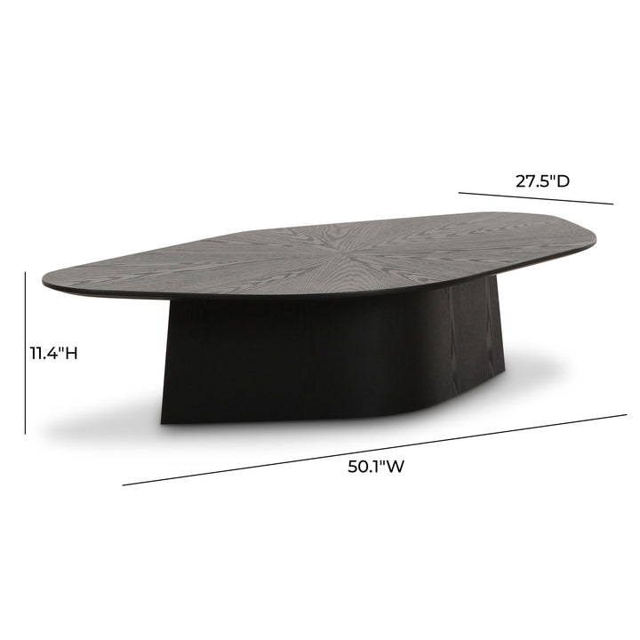 Roche 2-Piece Black Ash Nesting Coffee Table Set