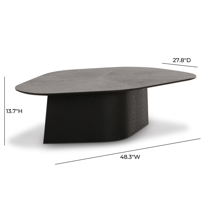 Roche 2-Piece Black Ash Nesting Coffee Table Set