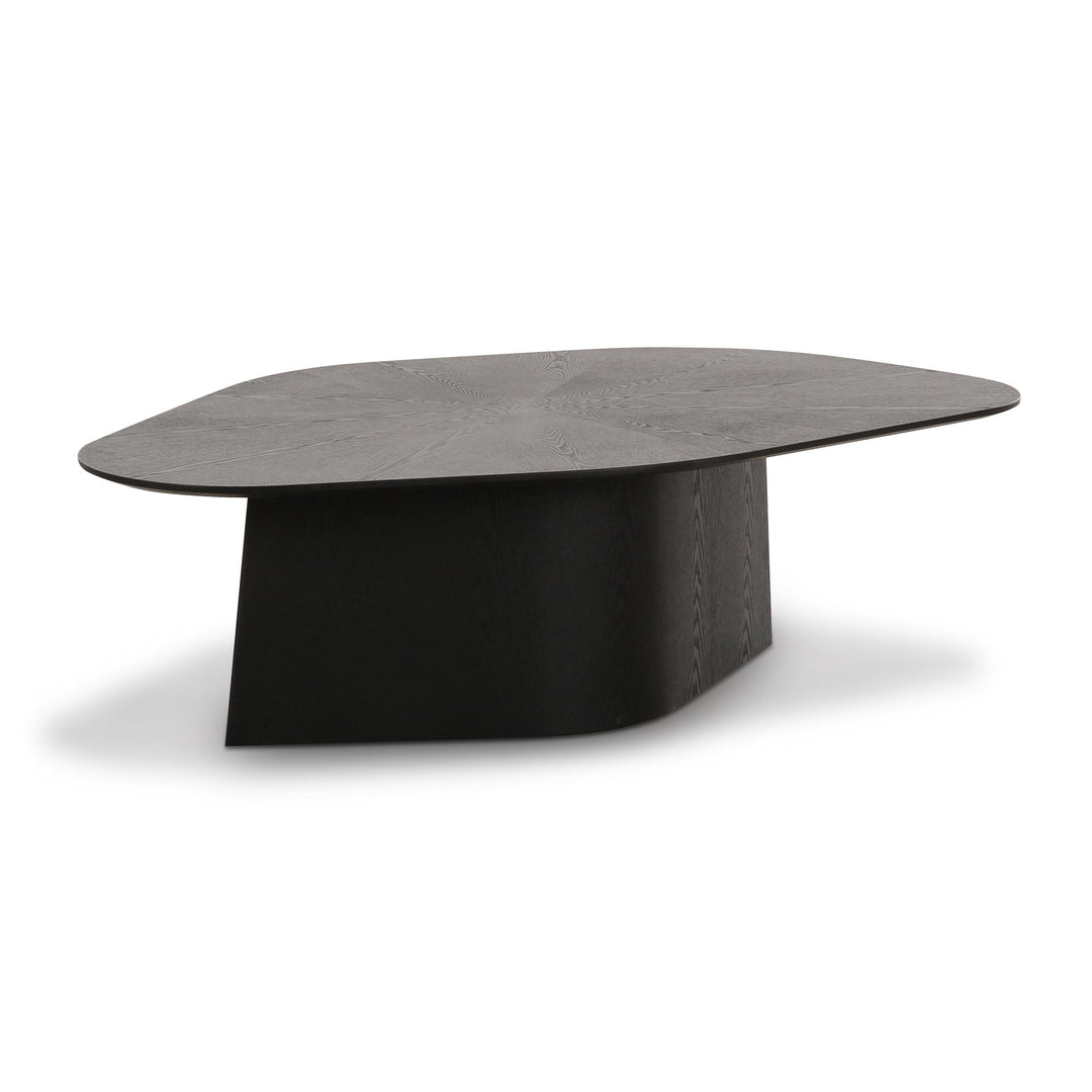 Roche 48" Black Ash Geometric Coffee Table