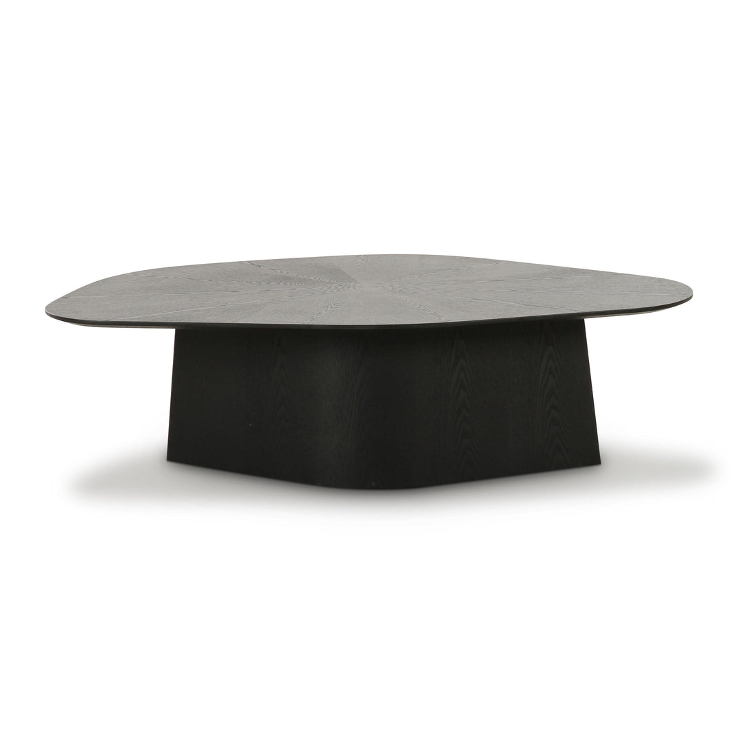 Roche 48" Black Ash Geometric Coffee Table
