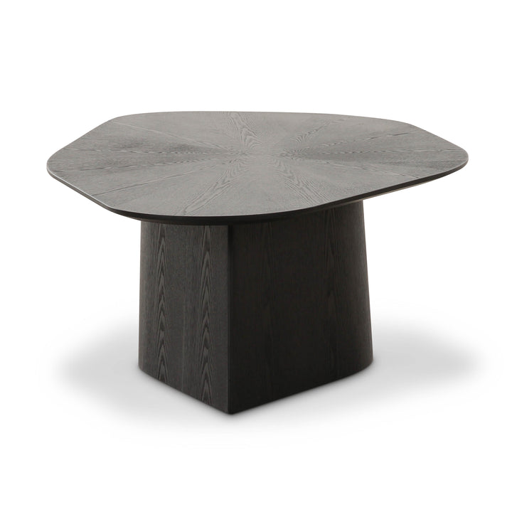 Roche 48" Black Ash Geometric Coffee Table