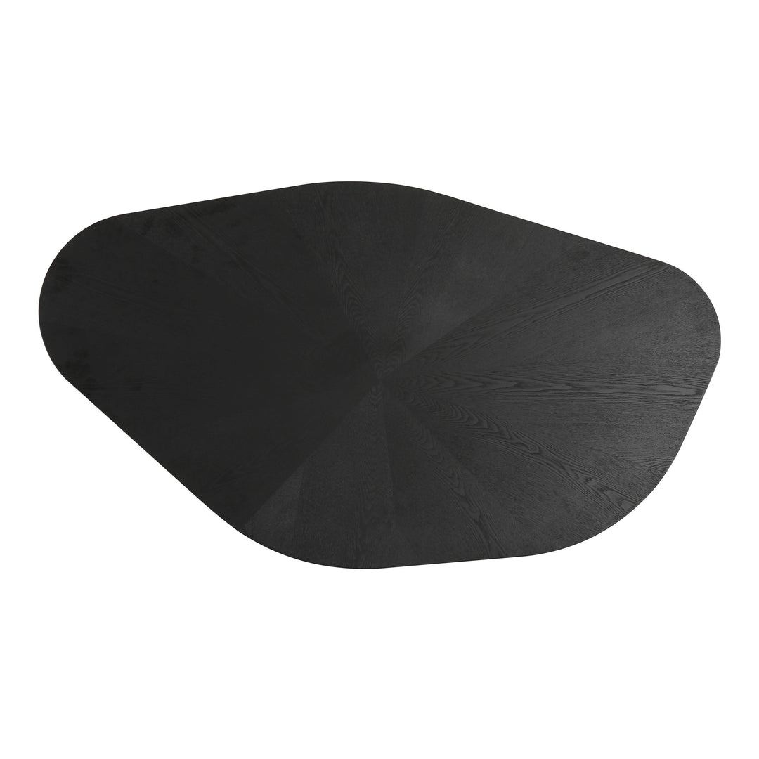 Roche 48" Black Ash Geometric Coffee Table