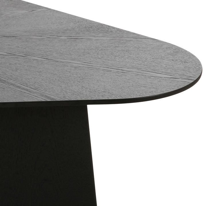 Roche 48" Black Ash Geometric Coffee Table