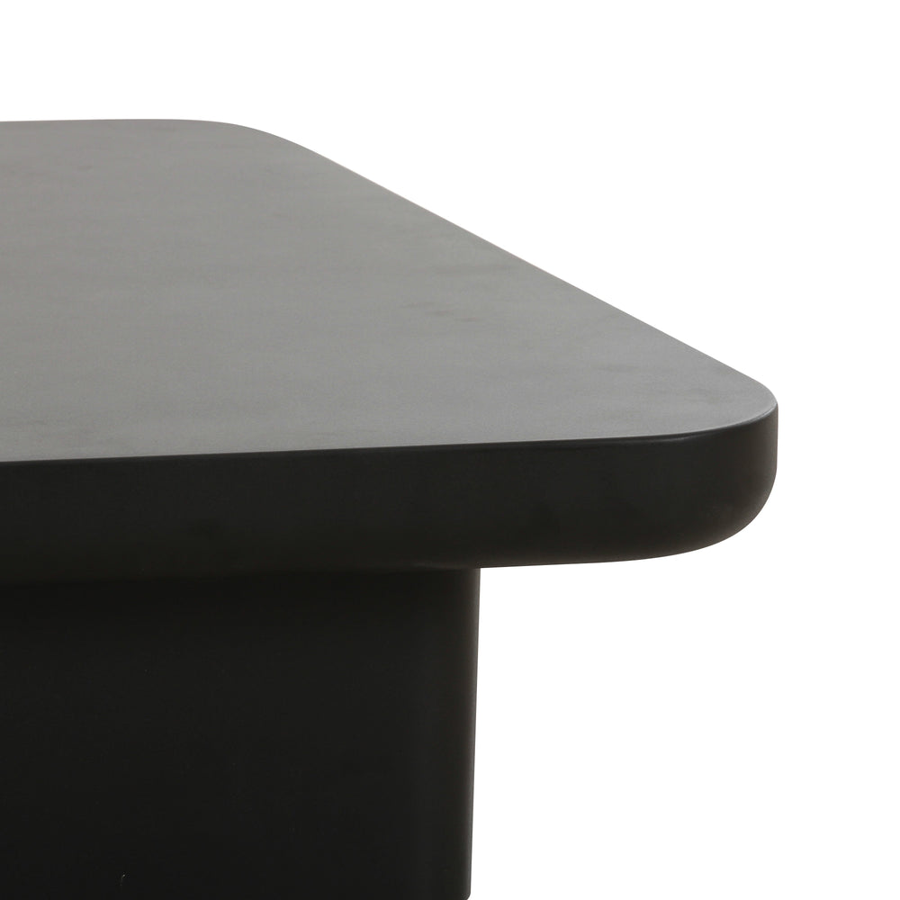Yoko Black Coffee Table (32"-39")