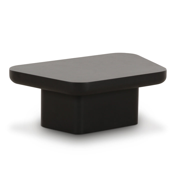 Yoko Black Coffee Table (32"-39")