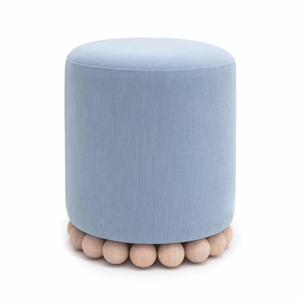 Dex Upcycled Performance Fabric Ottoman