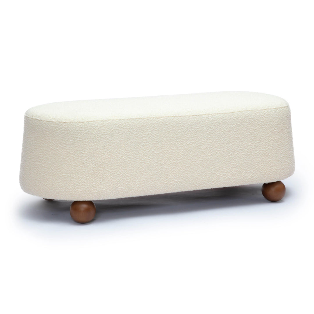 Jaine 48" Performance Boucle Large Ottoman