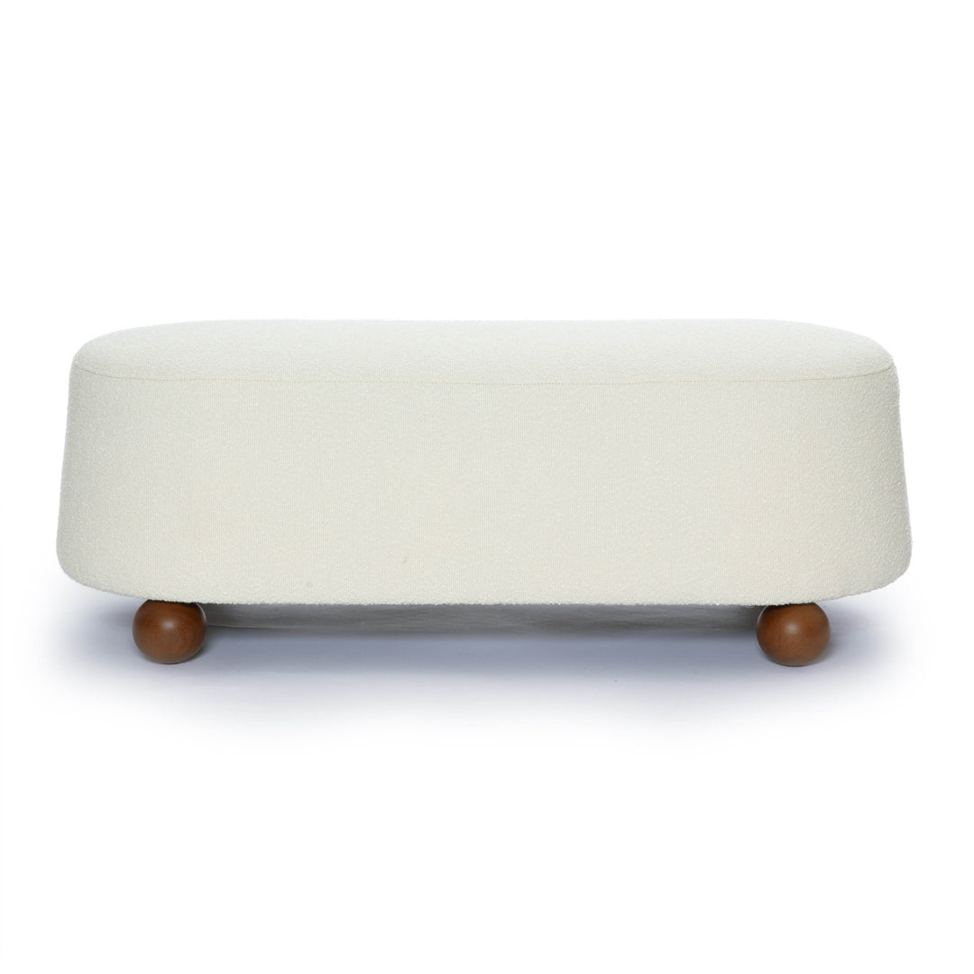 Jaine 48" Performance Boucle Large Ottoman