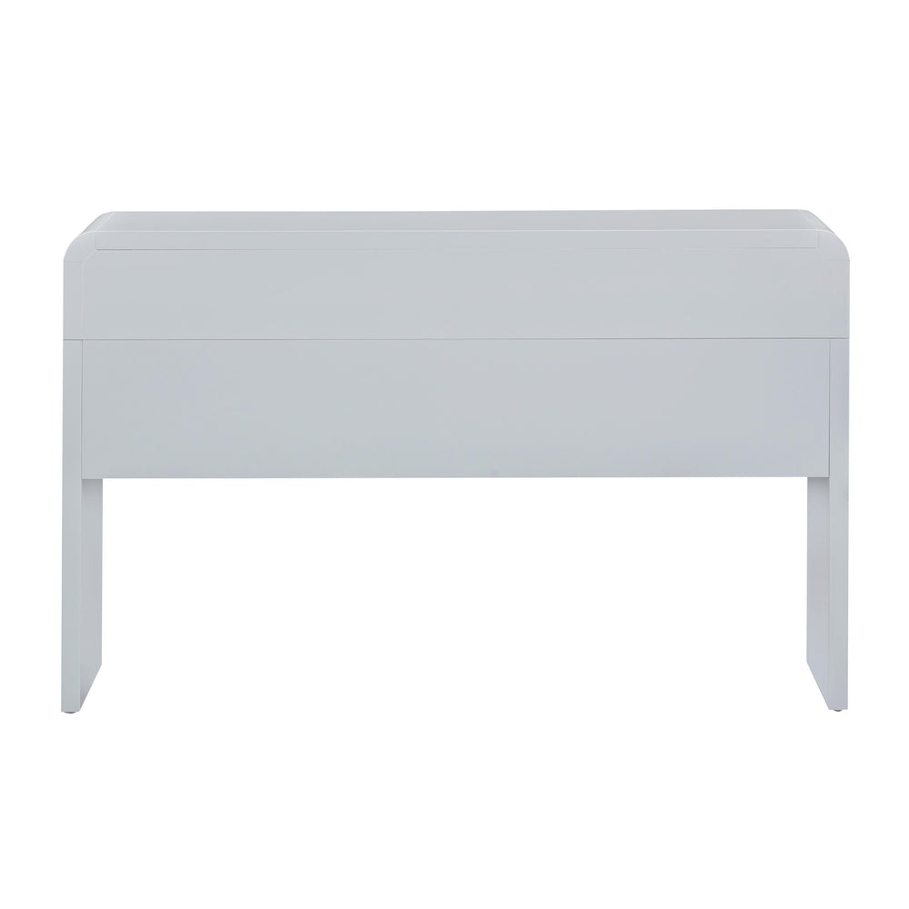 Patty 48" Rattan 2-Drawer Console Desk