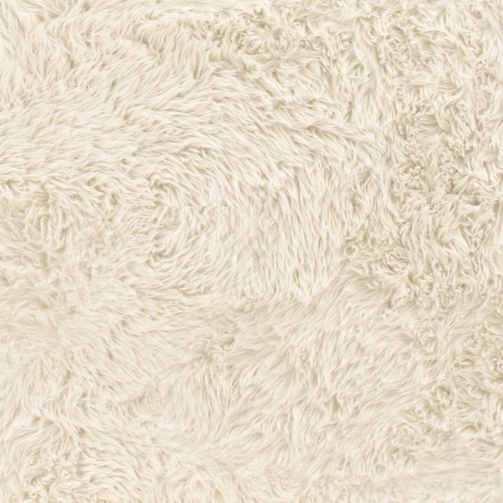 Ollie 56.5" Contract-Grade Straight Vegan Shearling Large Bench