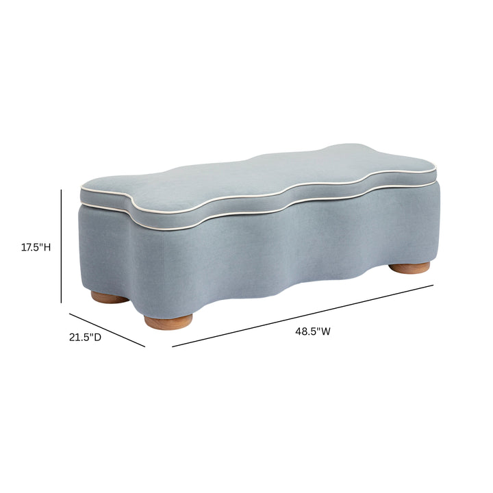 Thalia 48.5" Performance Velvet Storage Bench