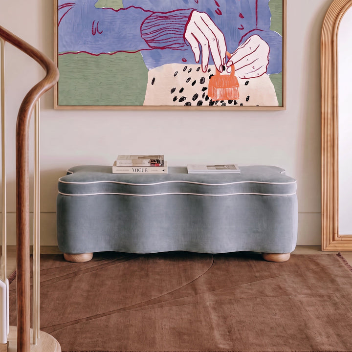 Thalia 48.5" Performance Velvet Storage Bench