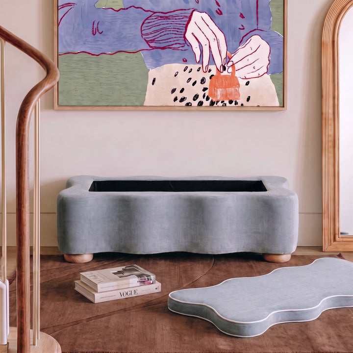 Thalia 48.5" Performance Velvet Storage Bench