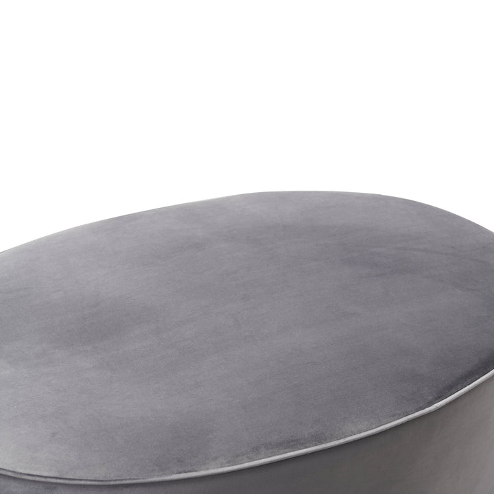 Scarlett Performance Velvet Oval Ottoman