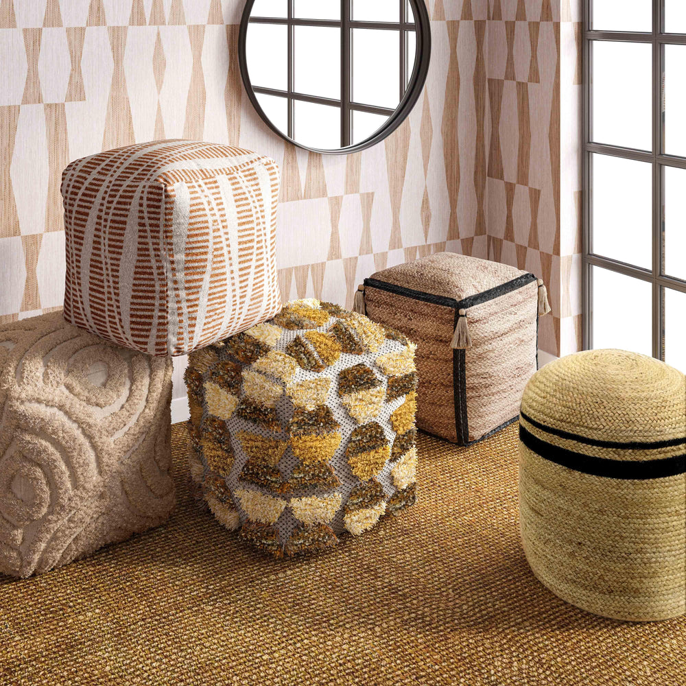 Mata Light Brown Area Rug - 5' x 8'
