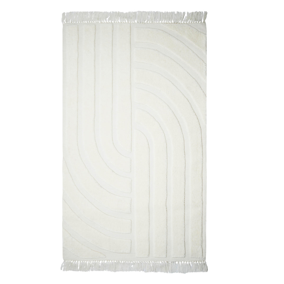 Loop White Area Rug - 8' x 10'
