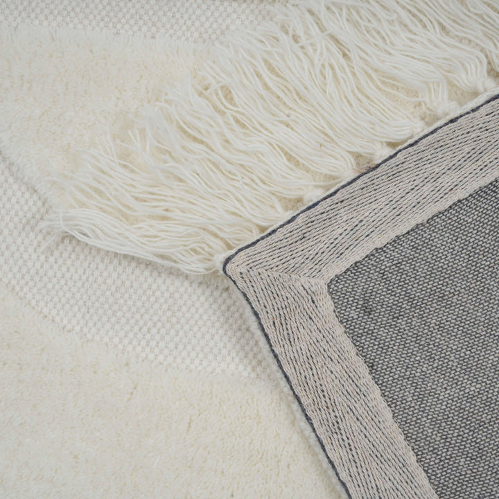 Loop White Area Rug - 8&