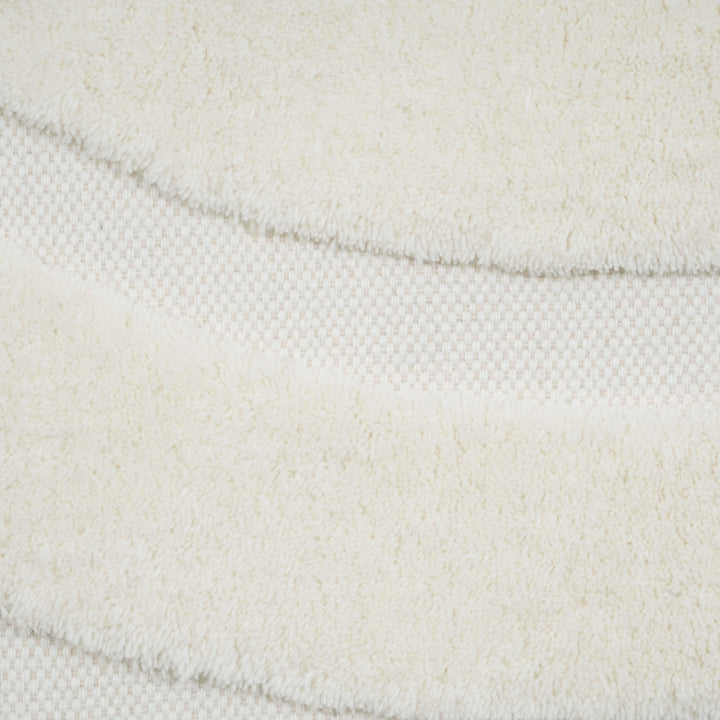 Loop White Area Rug - 8&