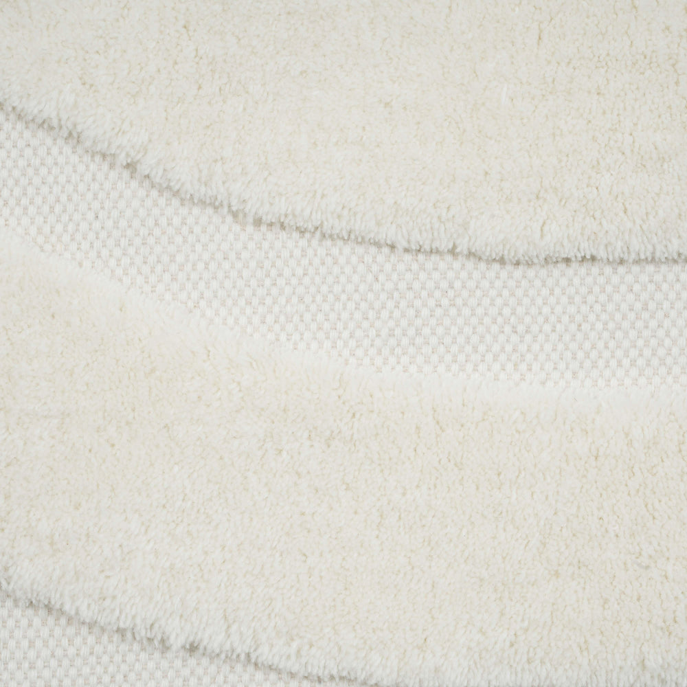 Loop White Area Rug - 8' x 10'